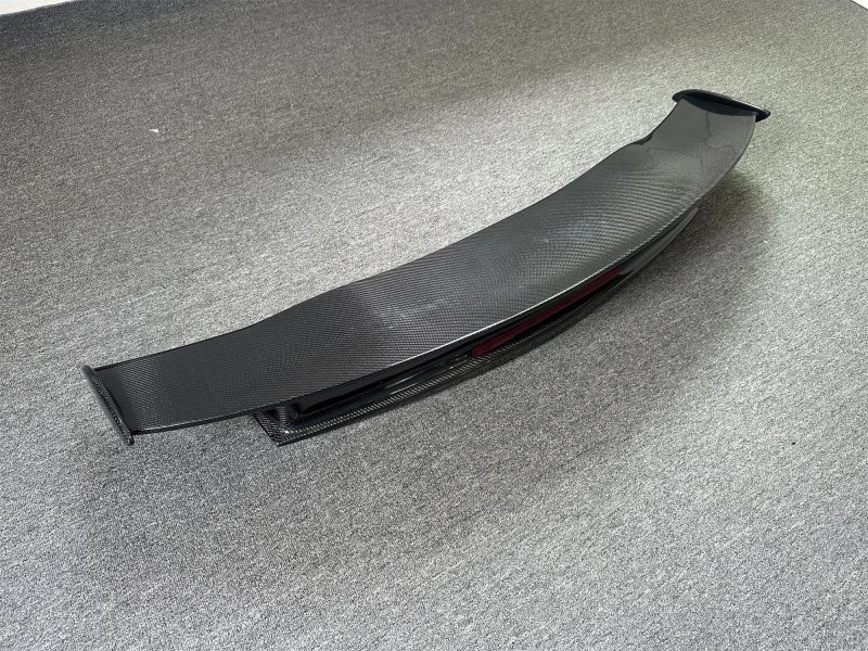 GTR Type With LED Carbon Fiber Rear Trunk GT Lip Wing Spoiler for 2 Doors  GT GTR 2015+